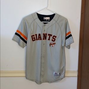 San Francisco Giants button you jersey